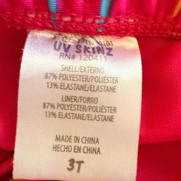 Kids Mermaid Swim Coverup - Pink Plaid - Picture 6 of 6